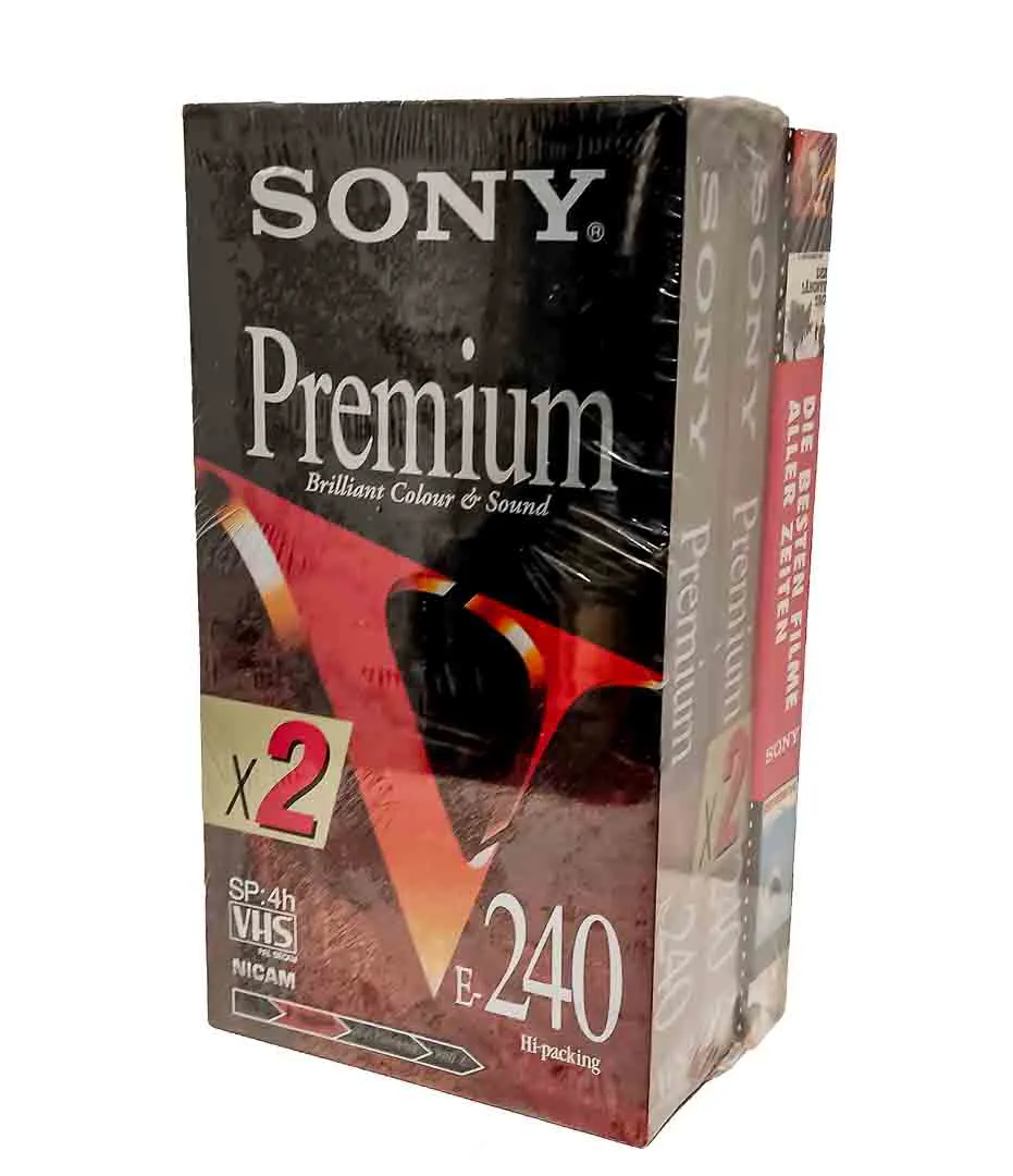 Sony Premium VHS-Set mit „Die besten Filme aller Zeiten“ Buch – Retro-Kino pur – Bild 3