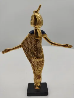 Goldener Selket Porzellan & Zertifikat von Franklin Mint | Limitierte Rarität - Bild 2
