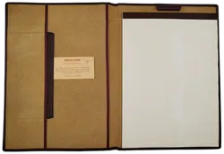 E.S. Echt-Leder Notizbuch - fehlender Stift - Bild 2