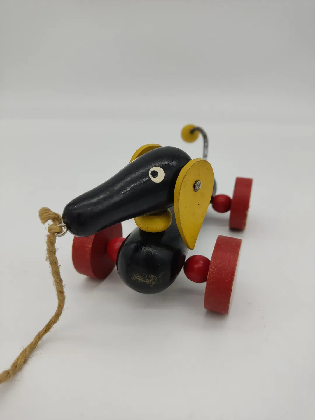 Vintage BRIO Nachzieh-Dackel aus Holz - Bild 4