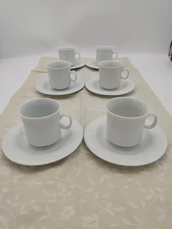 Porzellan-Kaffeeset 6-tlg | China Pearl - Bild 3