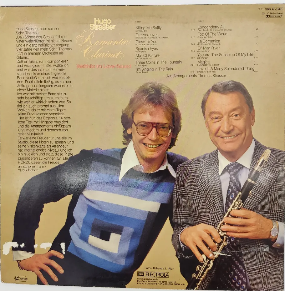 Schallplatte Hugo Strasser  – Bild 2