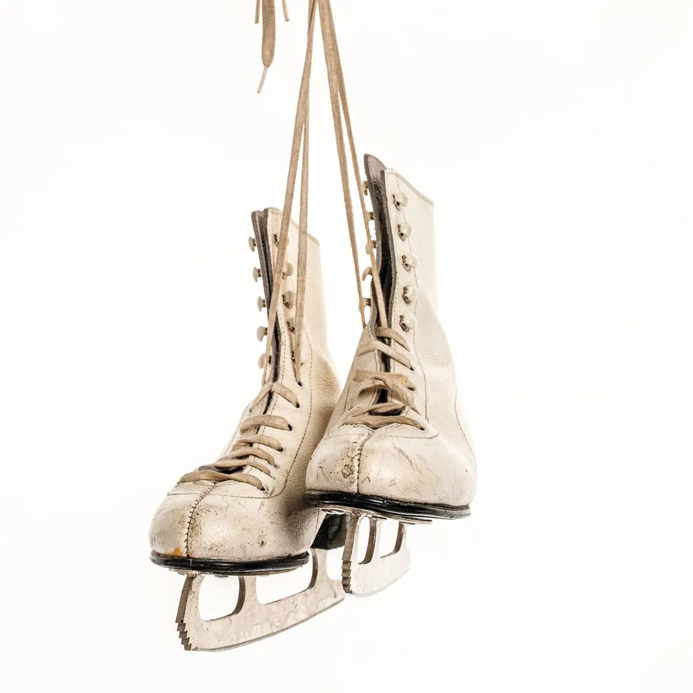 Vintage Kinder-Eislaufschuhe Größe 30 - Bild 1