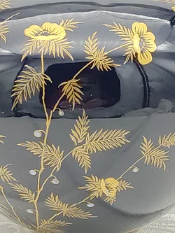 Vase Weimar Porzellan,  Echt Kobalt mit Golddekor | Zeitloser Klassiker - Bild 8