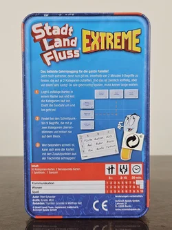 Stadt! Land? Fluss! Extreme - Gesellschaftsspiel - Schmidt - Bild 2