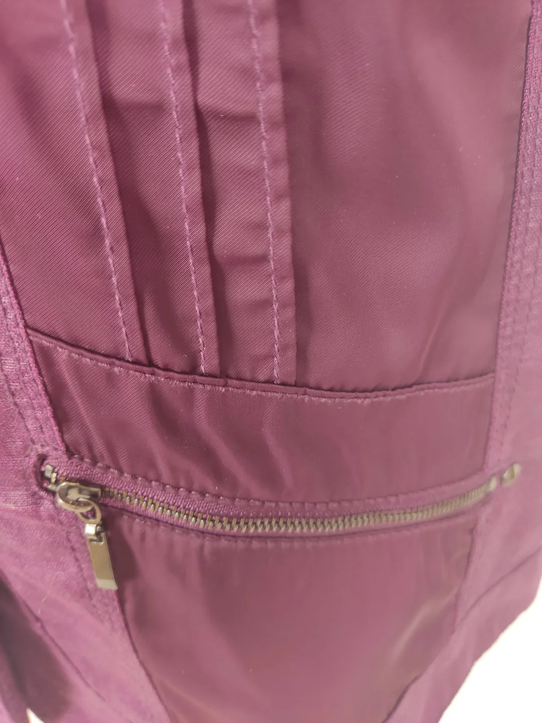Jacke "Bonita", kurzarm mit Kragen, lila mit Taschen, Größe 44 – Bild 4