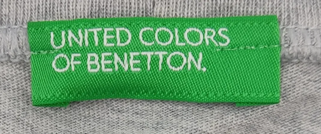 United Colors of Benetton Kindershirt grau Gr. 2XL – Bild 3