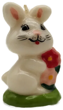 VINTAGE Frohe Ostern Kerze - ca. 9cm - Bild 1