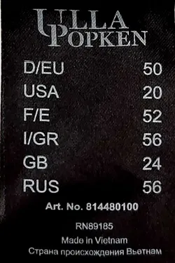 ULLA POPKEN Badeanzug mit Bein Gr. 5XL  - Bild 3