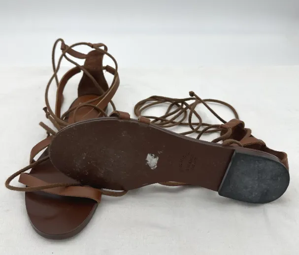 Escada Schnürsandalen aus Leder – Bild 3