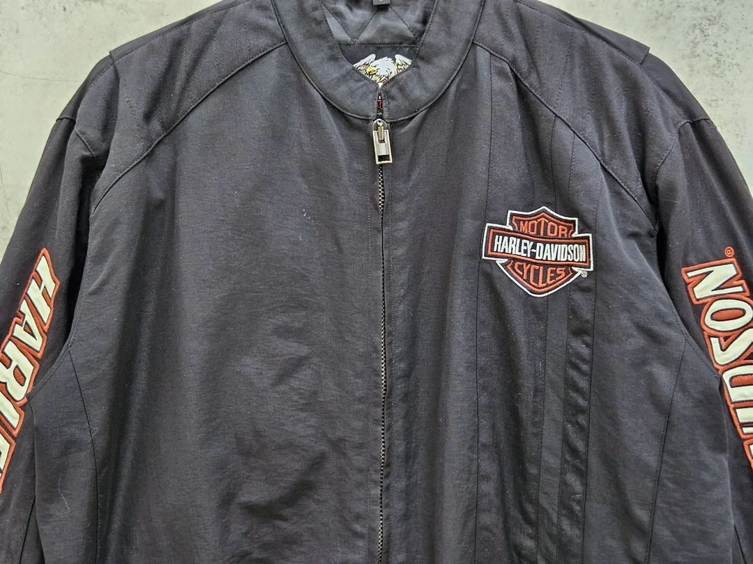 HARLEY DAVIDSON Herren Jacke, schwarz - Gr. L – Bild 6