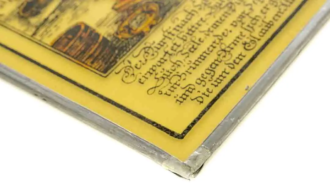 Glasbilder Set Bierbrauerei, ca. 25x18 cm, Vintage Deko (4-tlg.) – Bild 5