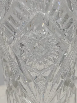 Bohemia Crystal Bleikristallvase, mit Schliffmuster  | Zeitloser Glanz – Vorschau 7