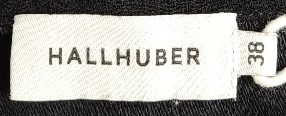 Hallhuber Damenkleid mit Raffung schwarz Gr. M – Bild 3