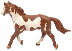 Schleich Pferd weiß und braun gefleckt - Bild 3