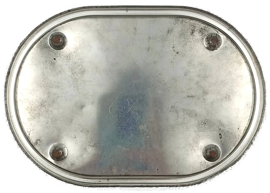 Vintage Hubertus Klieber Dose (Modell 290/2) – Oval mit romantischem Liebespaar – Bild 7