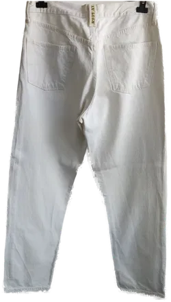 REPLAY Herrenjeans Regular 901 weiß mit Knopfleiste - Gr. W36 - Bild 2