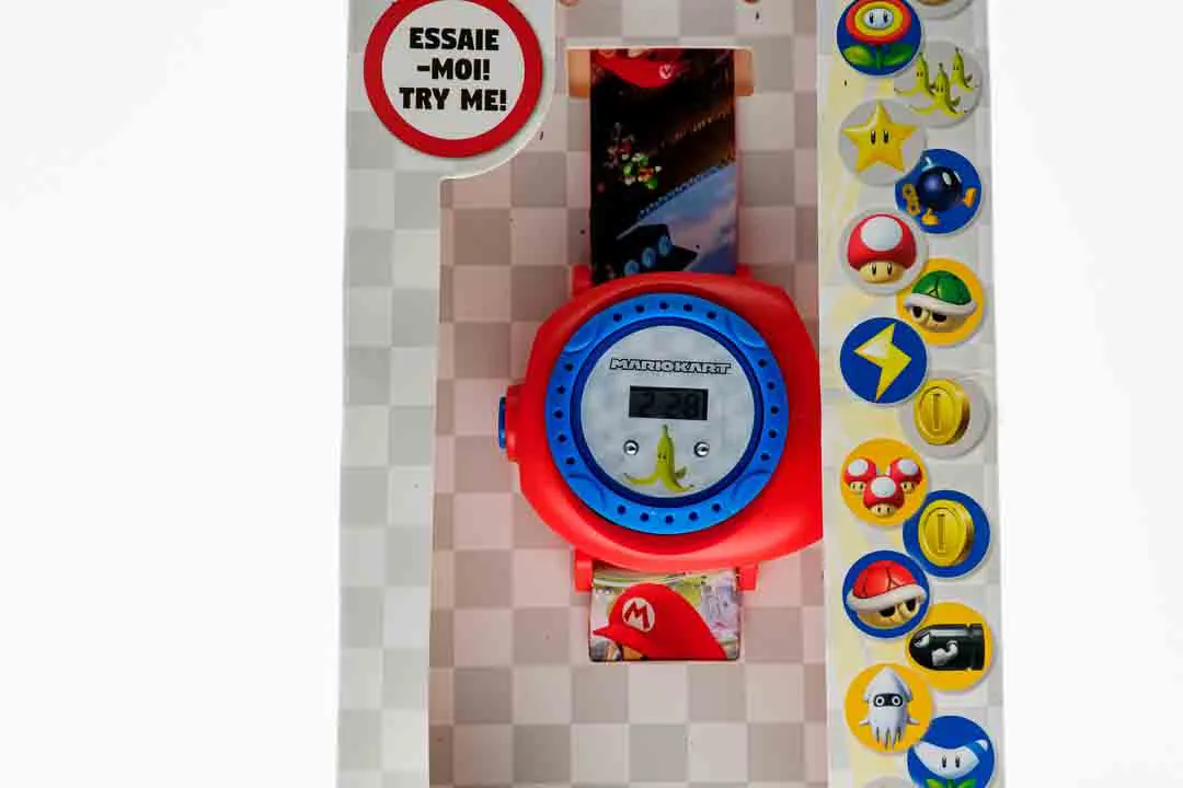 Lexibook Mario Kart Projektor-Armbanduhr, digital, OVP, 20 Bilder – Bild 2