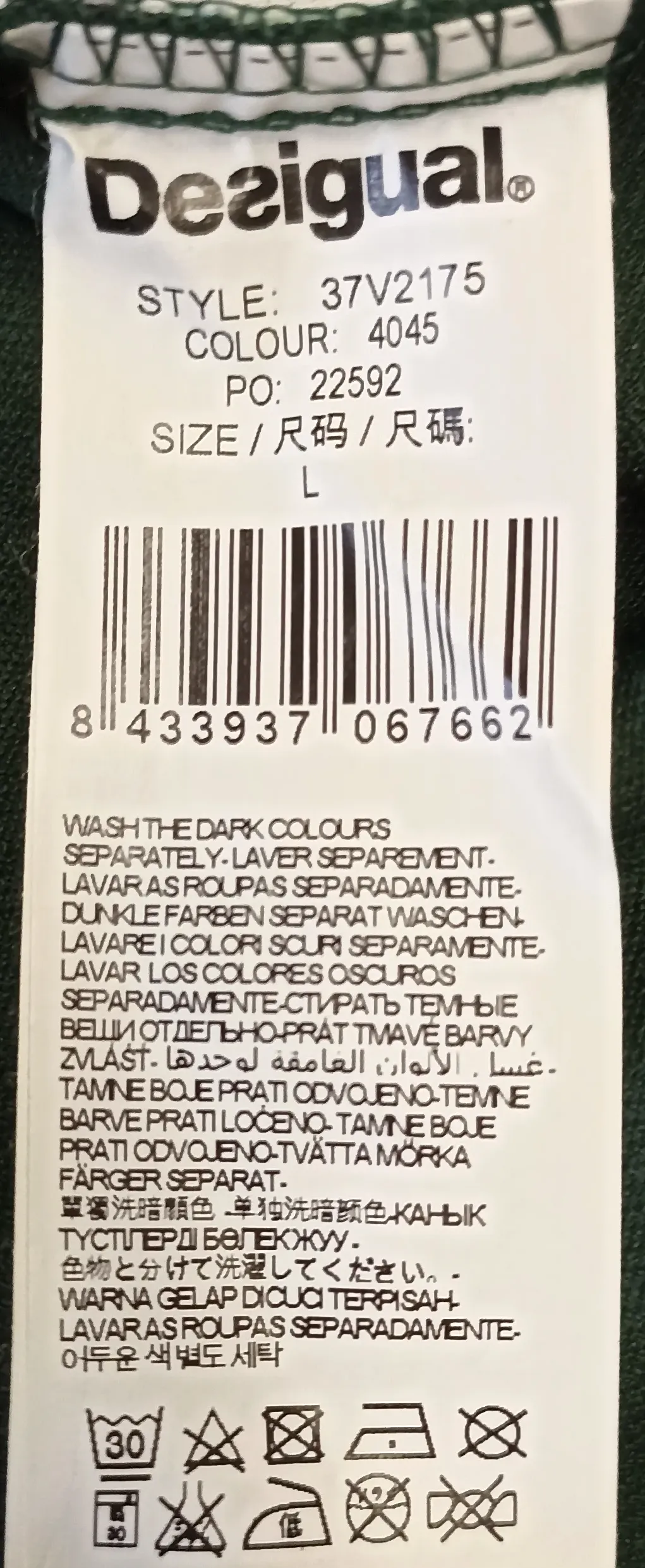 Desigual Damenkleid gemustert Gr. L – Bild 4