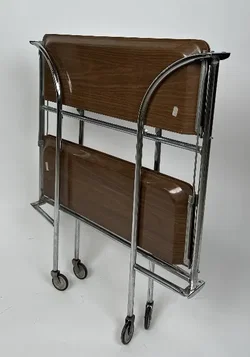 Vintage Klappbare Dinett-Servierwagen - 1970er Jahre - Bild 5