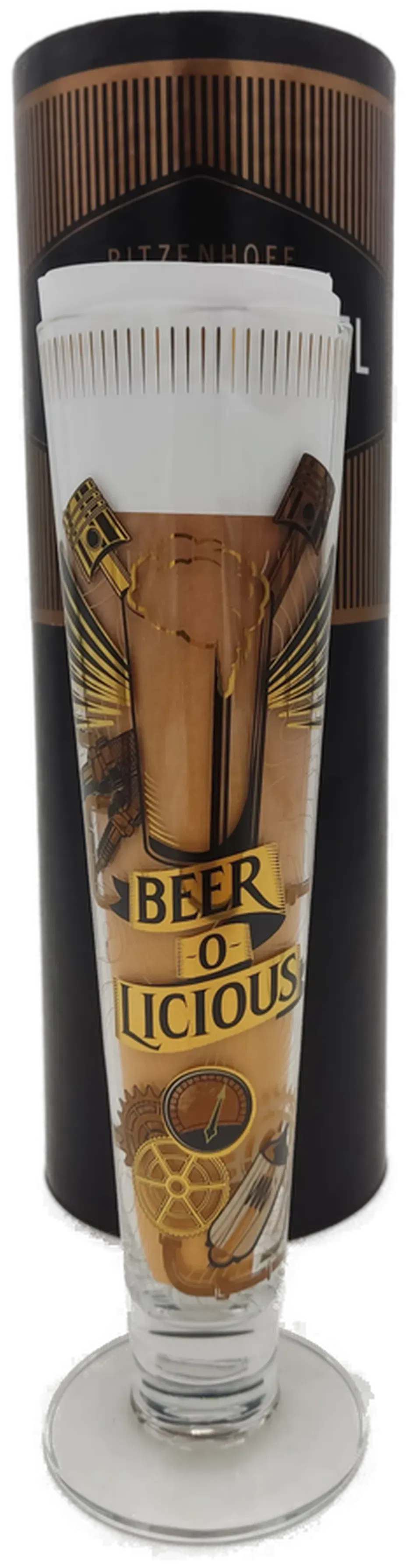 Ritzenhoff Black Label Bierglas inkl. Originalverpackung Werner Bohr - Bild 4