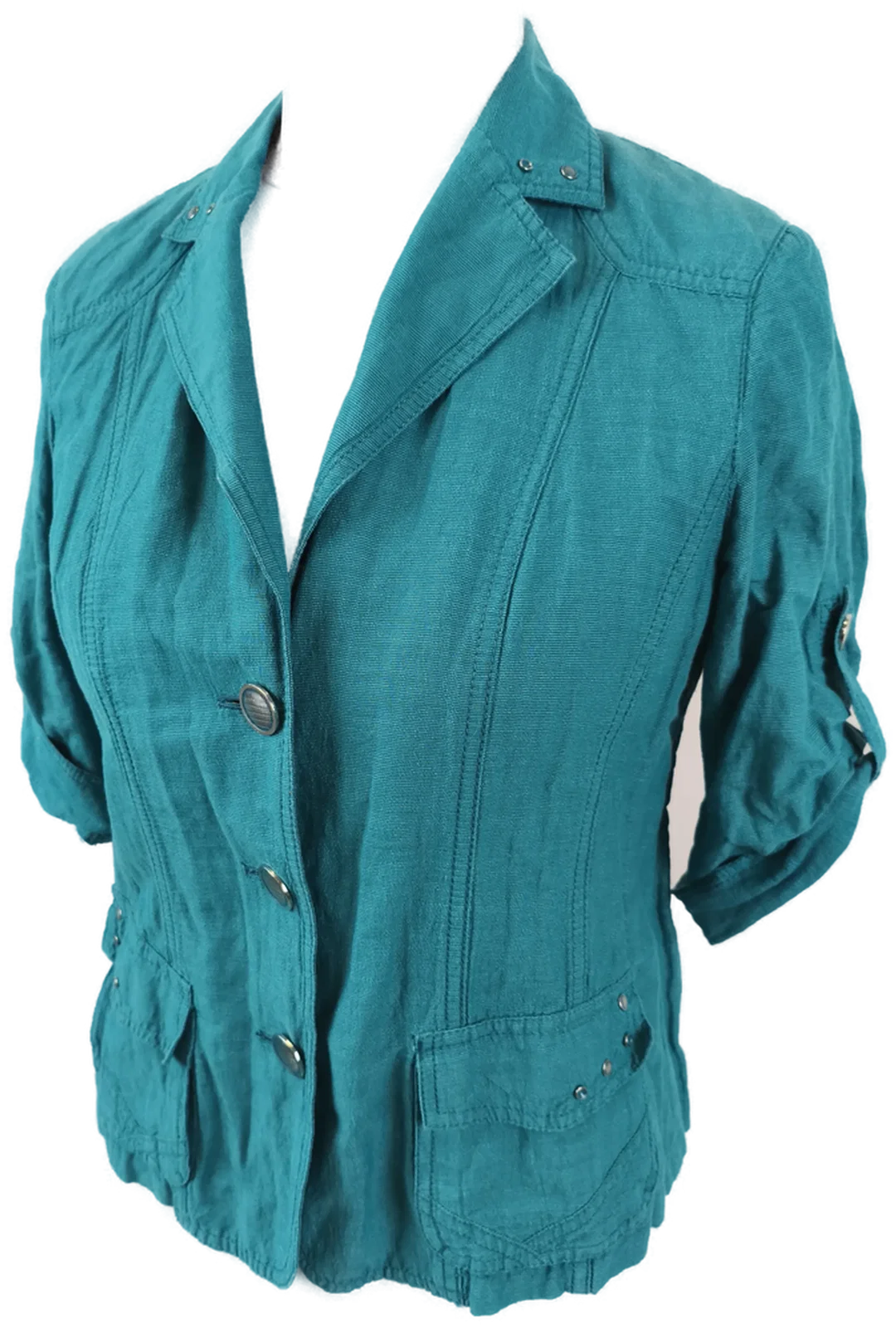 Bonita, Damen Kurzarm Blazer, Gr. 40 – Bild 2