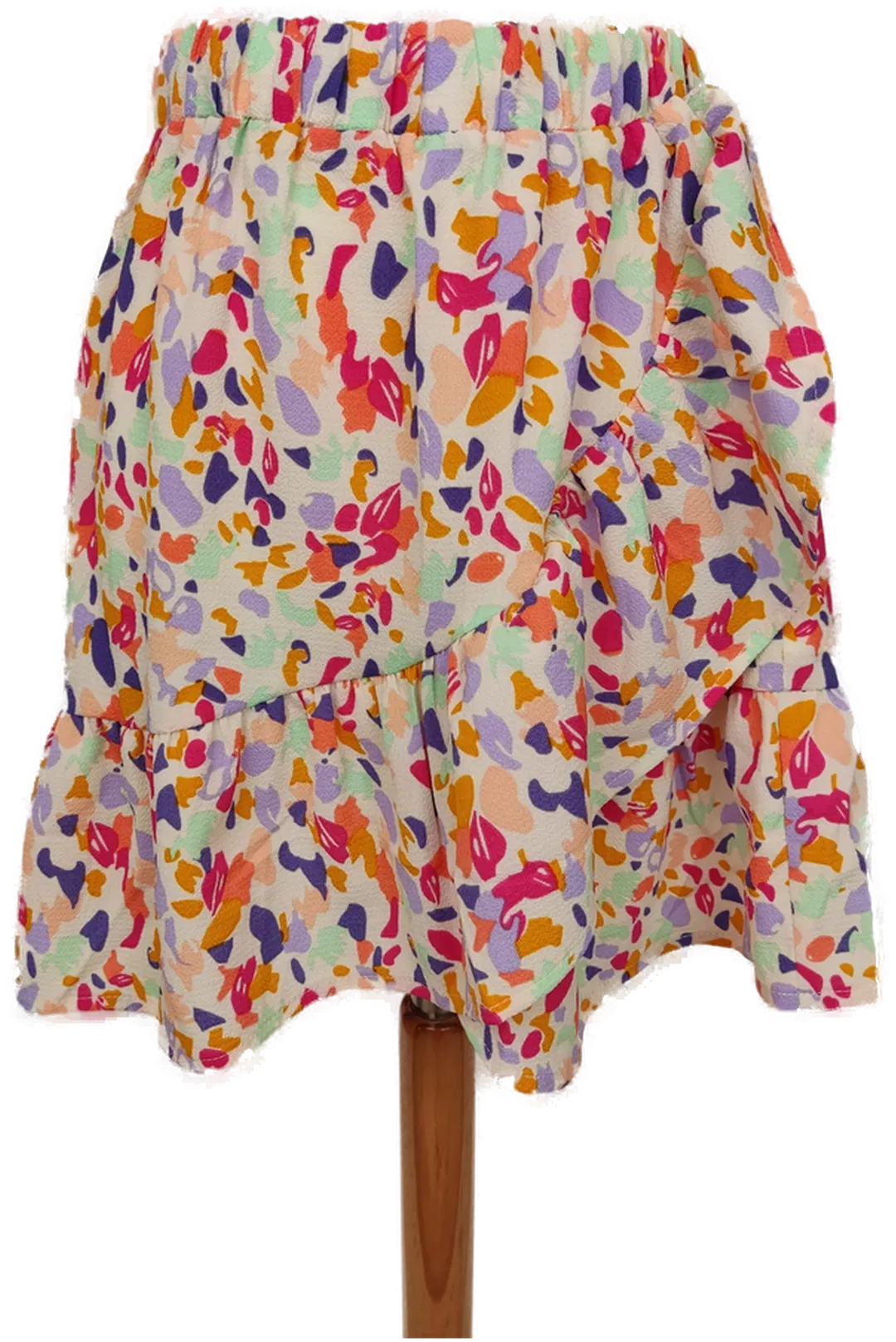 [NEU] Name It Kinder Rock lila/pink/orange gemustert - 134 - Bild 1