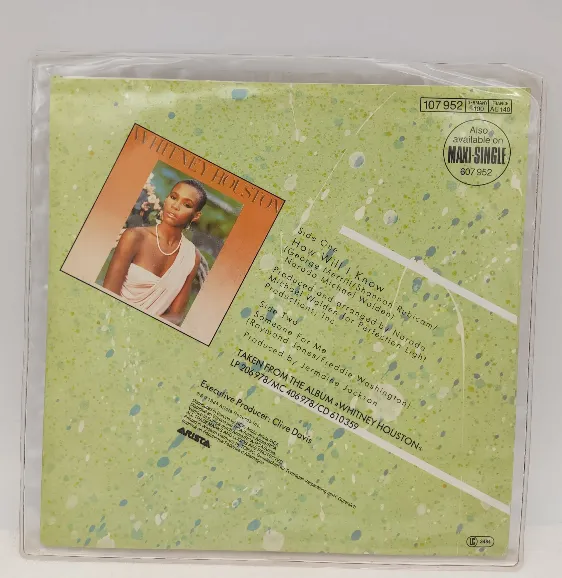 Single Langspielplatte - Whitney Houston - How will i know – Bild 3