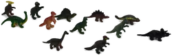Kleine Dinosaurier Figuren aus Gummi ca 6cm Konvolut 12 Stück  - Bild 4