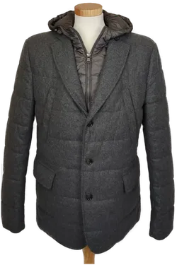 Boss Herren Winterjacke grau Gr. 50 - Bild 1