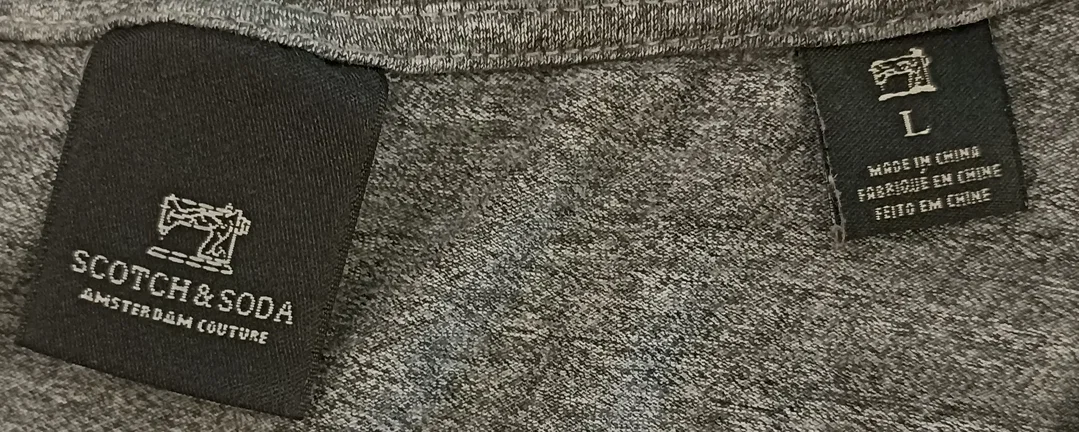 Scotch & Soda Herrenshirt grau Gr. L – Bild 3
