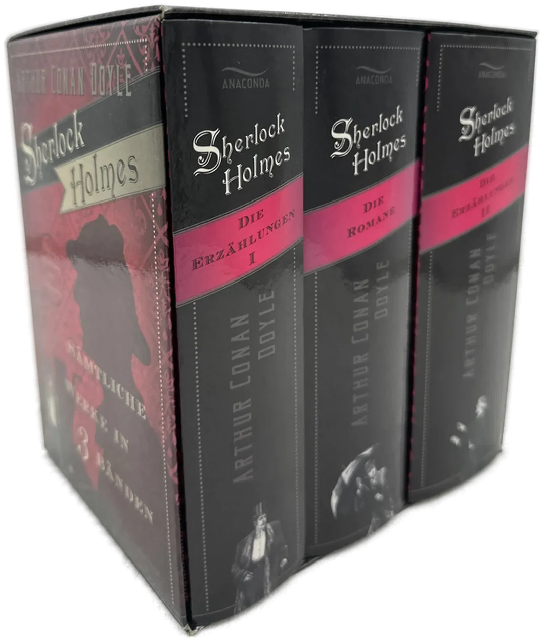 Arthur Conan Doyle - Sherlock Holmes - Sämtliche Werke in drei Bänden  – Bild 1