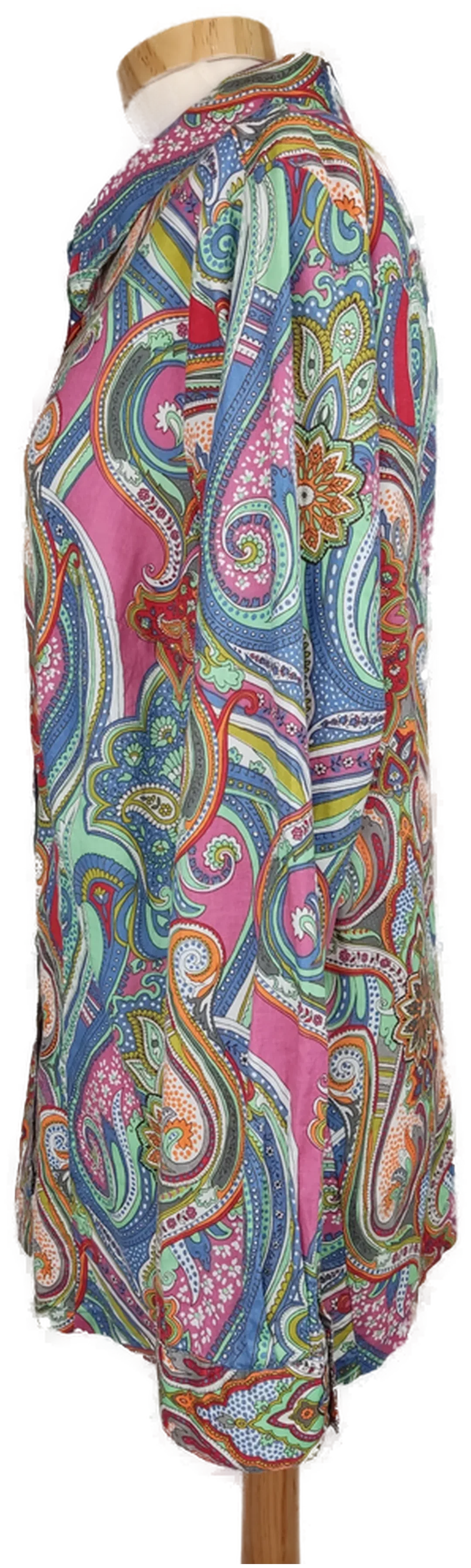 Laura Kent Damen Hemdbluse bunt gemustert - XXL/46 – Bild 3