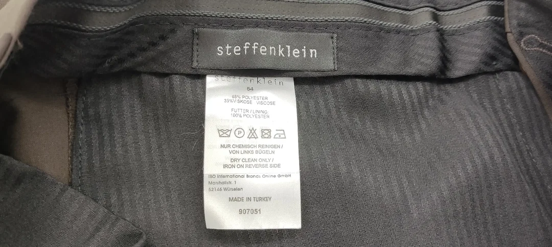 Steffen Klein Herren Designer Anzug Slim Fit braun Gr.54 – Bild 4