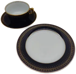 Porzellan-Gedeck Vergoldet | Sammlerstück - Bild 2