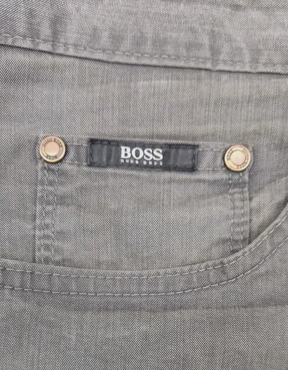 Boss Herren Hose grau Gr. 33/30 - Bild 3