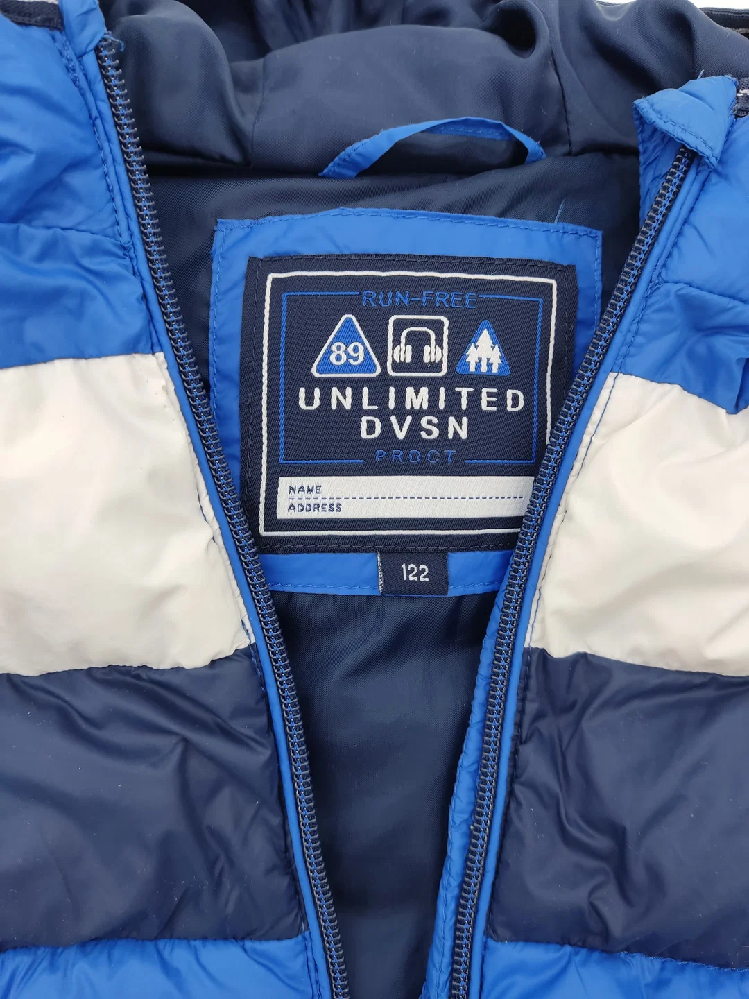 Unlimited DVSN Kinder Weste blau Gr. 122 – Bild 3