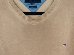 Tommy Hilfiger Herren Pullover beige - M/48-50 - Bild 3