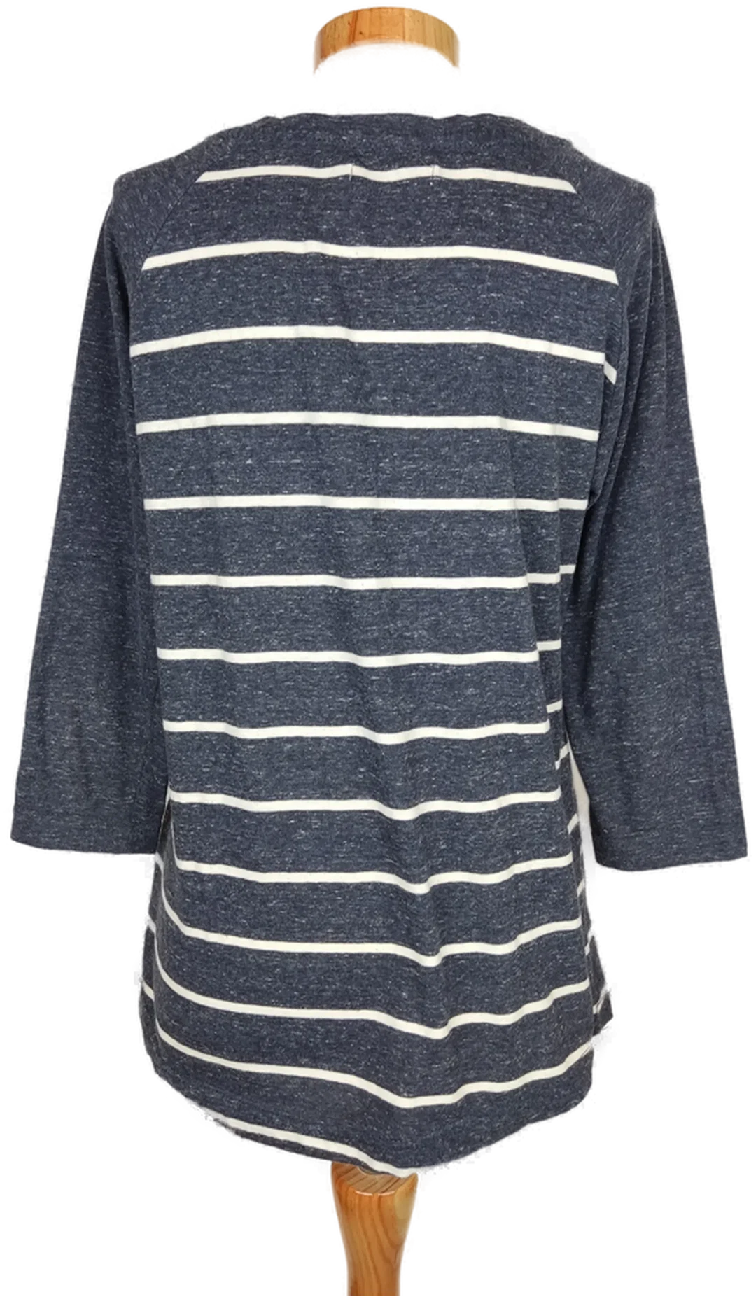 Sublevel Damen Bluse dunkelblau/weiß dreiviertelarm - M/38 – Bild 2