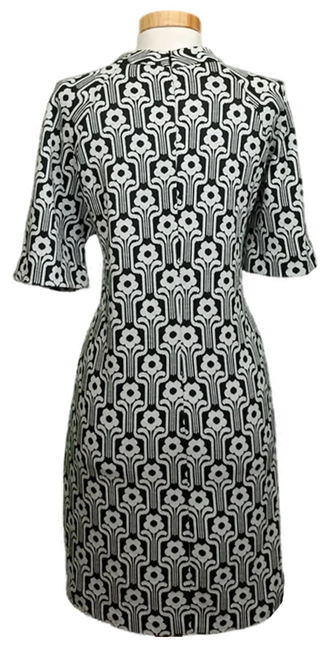 Desigual Damen Midikleid schwarz/weiß geblümt Gr. XL – Bild 2