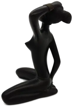 Anzengruber Leopold Kunst-Skulptur African Woman 1950s Austria  - Bild 6