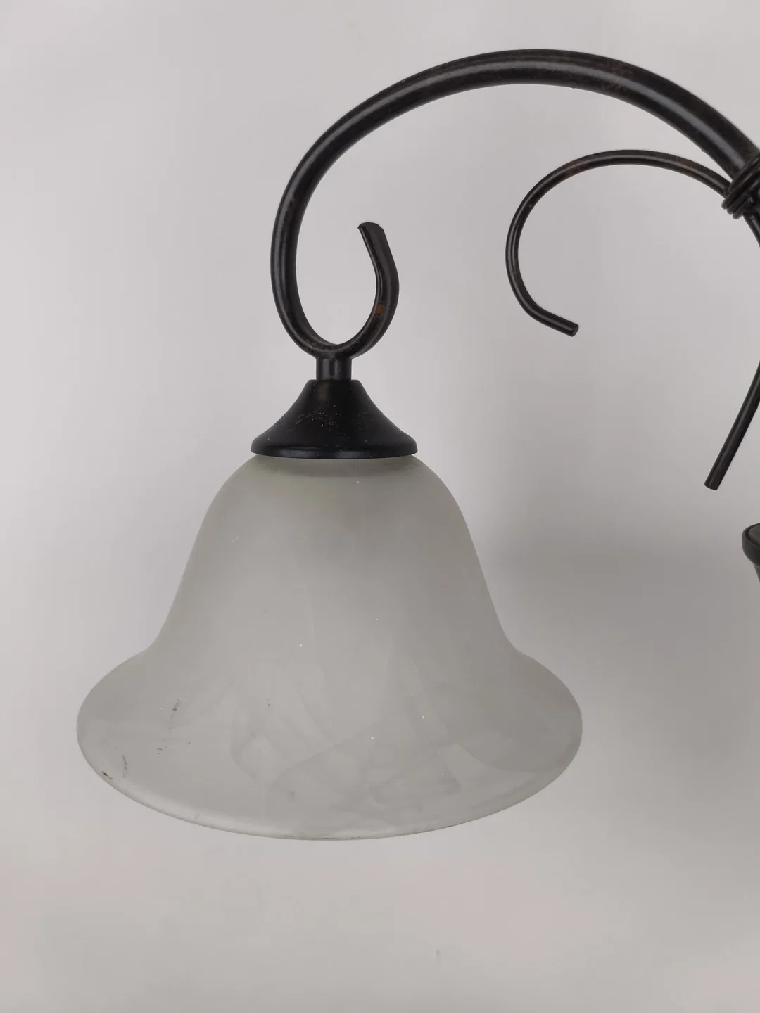 Deckenlampe, Antik im "Landhaus Stil"-2 flammig – Bild 2
