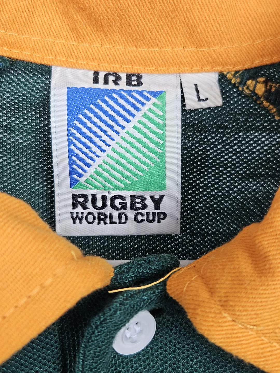 iRB Rugby World Cup Herren Poloshirt, grün - Gr. L  – Bild 4