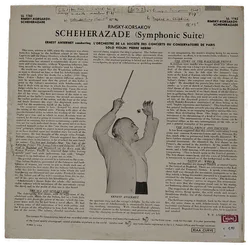 Scheherazade-Symphonic Suite, Ernest  Ansermet, L`Orchestre de la societe des concerts  - Bild 2