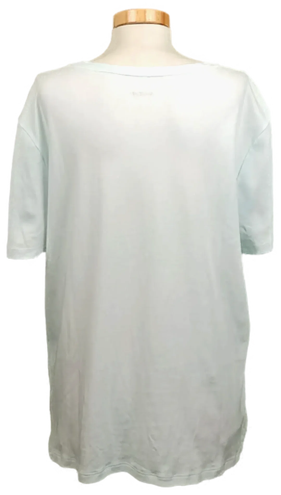 Marc Cain Damen T-Shirt weiß gemustert mit Pailletten Gr. XL – Bild 2