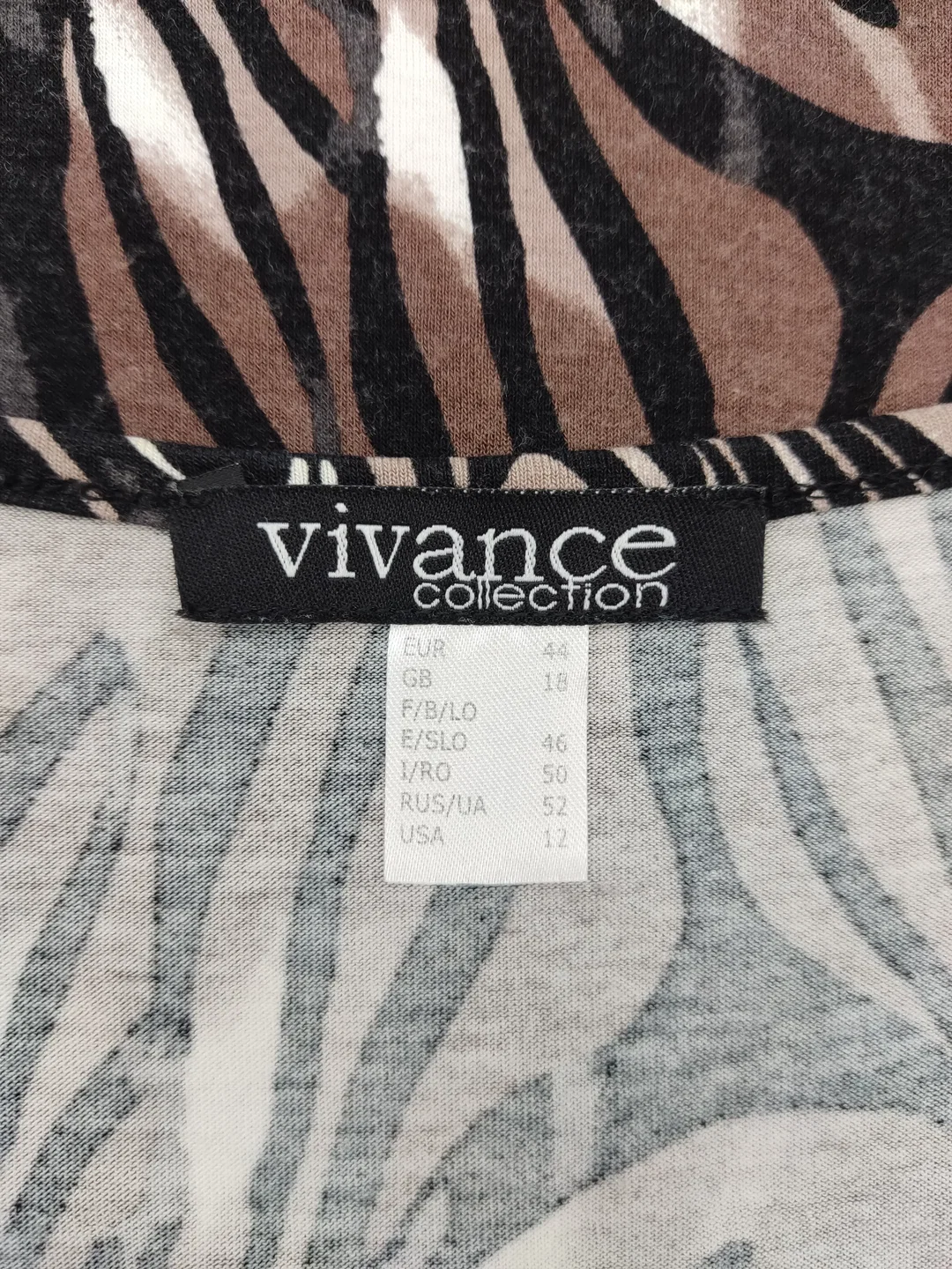 Vivance Damen Shirt braun Gr.44 – Bild 4