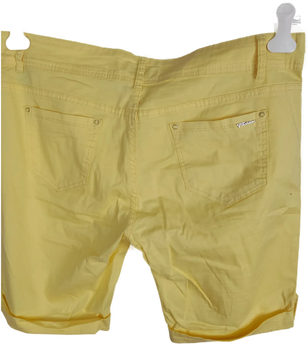 Shorts "Realize Denim Division", kurz mit Taschen, gelb, Größe 38 – Bild 4
