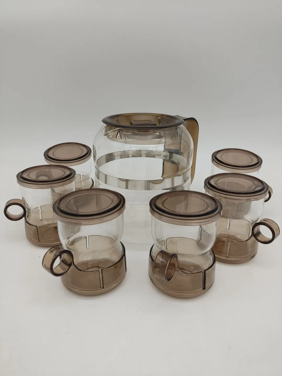 Vintage Melitta Kaffeekanne und 6x Tassen - Bild 1