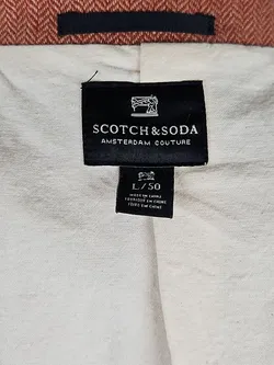 SCOTCH & SODA Herren Wollsakko, rot - Gr. L  - Bild 4