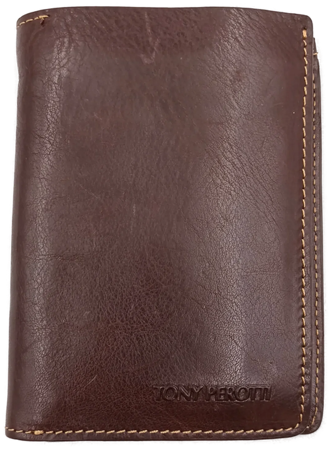 Tony Perotti Herren Lederbrieftasche braun – Bild 1